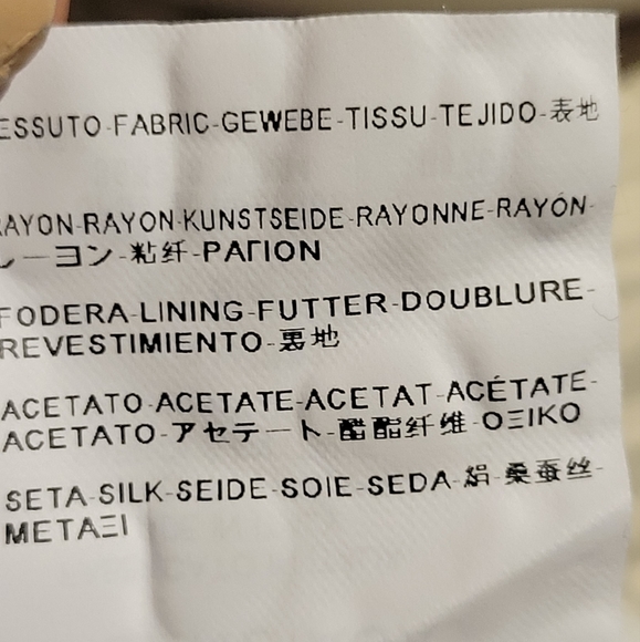 BALENCIAGA White Citron Black Print Structured Crew Neck Decorated Short Sleeve - Picture 5 of 16